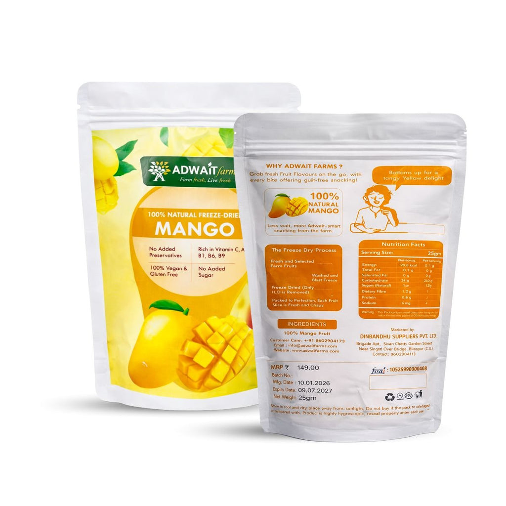 Freeze-Dried Mango — 25g